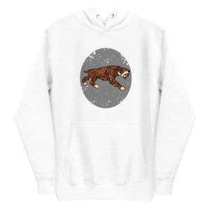 unisex-premium-pullover-hoodie-white-front-6a1acdaf0af31.jpg Sabertooth Tiger Mandala Style Hoodie