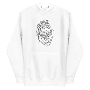 Gorilla Hand Drawn Hoodie