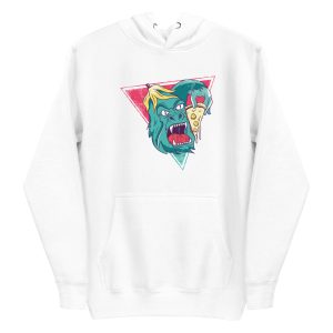 unisex-premium-pullover-hoodie-white-front-6a1adac00b476.jpg Gorilla Pizza Hoodie