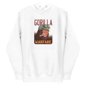 unisex-premium-pullover-hoodie-white-front-6a1adb05339bf.jpg Gorilla Warfare Hoodie