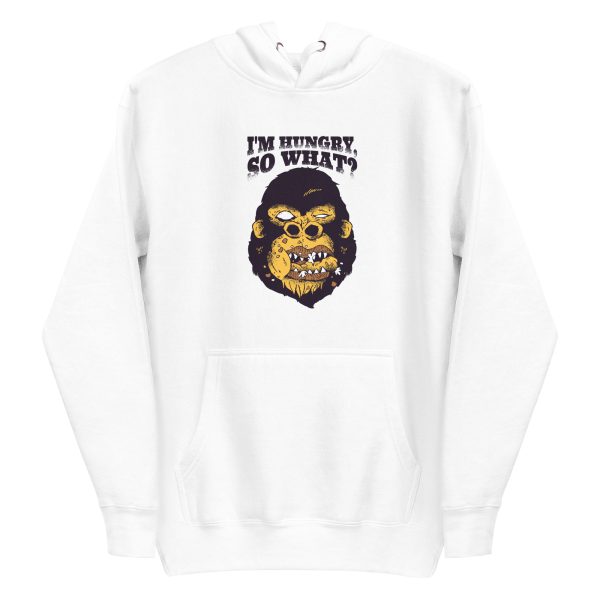 unisex-premium-pullover-hoodie-white-front-6a1aeefb33761.jpg Gorilla Hungry Hoodie