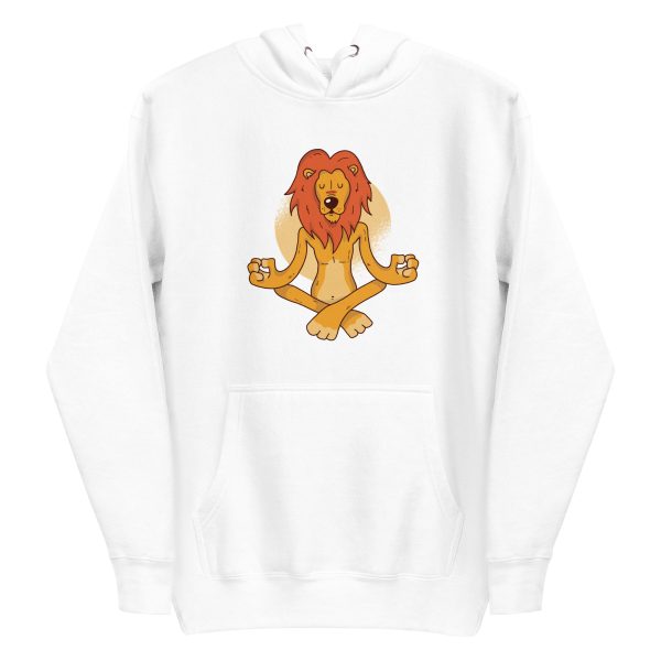 unisex-premium-pullover-hoodie-white-front-6a1b006587245.jpg Yoga Lion Hoodie