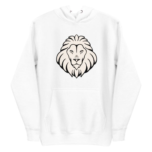 unisex-premium-pullover-hoodie-white-front-6a1b01a10e294.jpg Lion Leo Hoodie