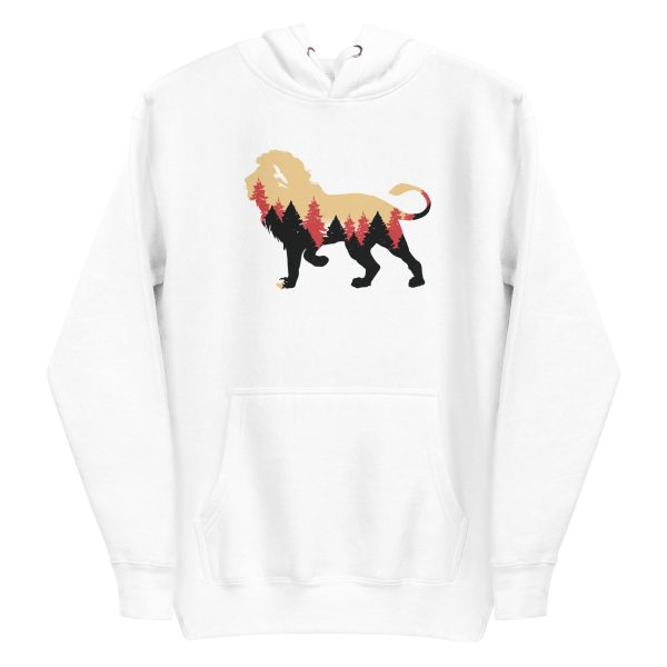 unisex-premium-pullover-hoodie-white-front-6a1b01f38172e.jpg Lion Forest Hoodie