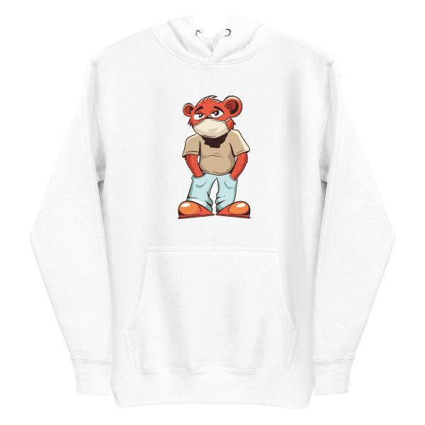 unisex-premium-pullover-hoodie-white-front-6a1bc7ae305d9.jpg Bear Face Mask Hoodie