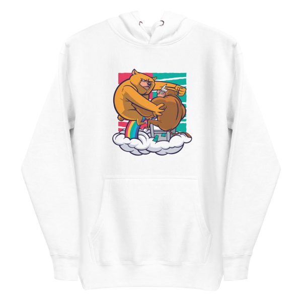 unisex-premium-pullover-hoodie-white-front-6a1bc800a067a.jpg Bear Fighting Bull Hoodie