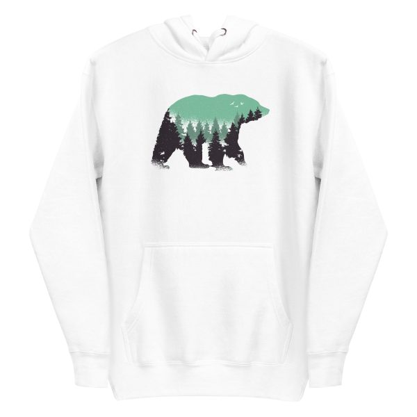 unisex-premium-pullover-hoodie-white-front-6a1bdf3a19e21.jpg Bear Forest Hoodie