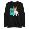 unisex-premium-sweatshirt-black-front-6a158f4d3b107.jpg I Love My Dog Sweatshirt
