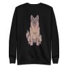 unisex-premium-sweatshirt-black-front-6a159269818a2.jpg German Shepherd Dog Sweatshirt