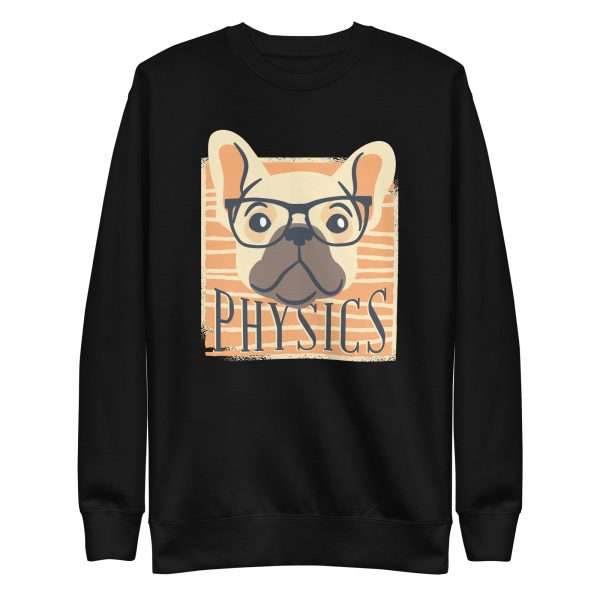 unisex-premium-sweatshirt-black-front-6a15addc358ca.jpg Physics Nerdy Dog Sweatshirt