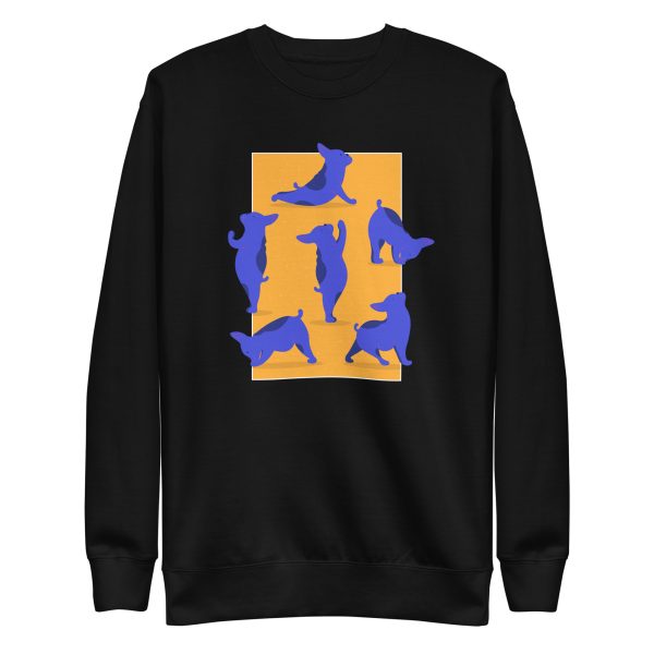 unisex-premium-sweatshirt-black-front-6a1650ad8d19f.jpg Bulldog Yoga Sweatshirt
