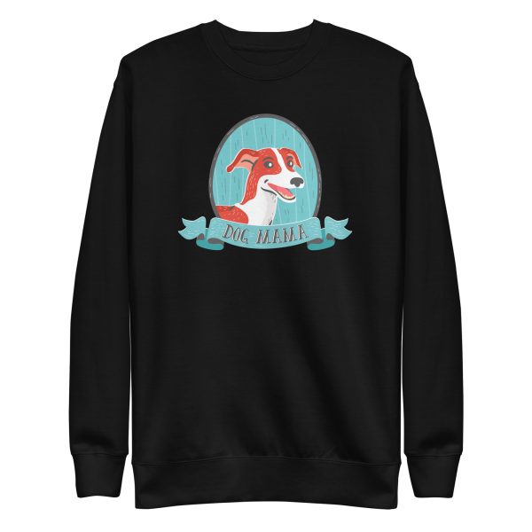 unisex-premium-sweatshirt-black-front-6a1651e45b4e0.jpg Dog Mama Sweatshirt