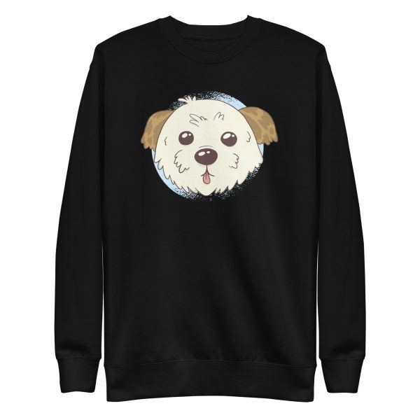 unisex-premium-sweatshirt-black-front-6a1652fab9455.jpg Cute Morkie Dog Sweatshirt
