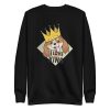 unisex-premium-sweatshirt-black-front-6a1653cf688e4.jpg King Dog Sweatshirt