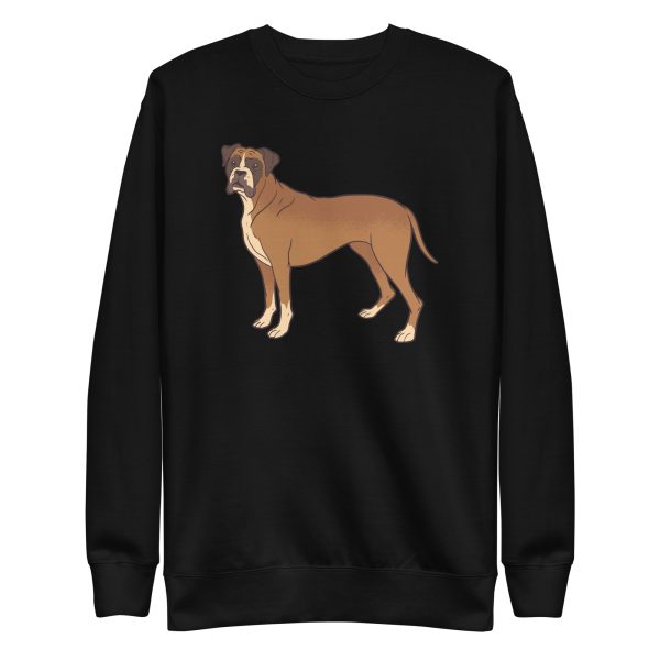 unisex-premium-sweatshirt-black-front-6a165d356d71a.jpg Boxer Dog Sweatshirt