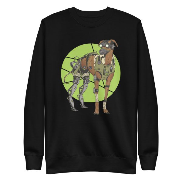 Greyhound Dog Cyborg Sweatshirt