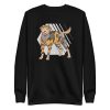 unisex-premium-sweatshirt-black-front-6a16855bcf99f.jpg Cyborg Dog Sweatshirt