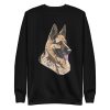 unisex-premium-sweatshirt-black-front-6a1686120c01c.jpg German Shepherd Dog Sweatshirt