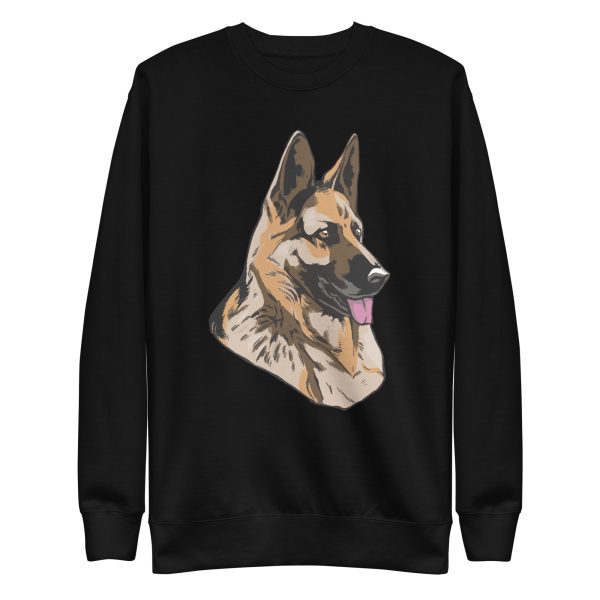 unisex-premium-sweatshirt-black-front-6a1686120c01c.jpg German Shepherd Dog Sweatshirt