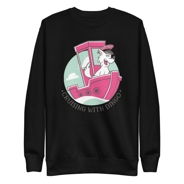 unisex-premium-sweatshirt-black-front-6a168995f1961.jpg Dog Captain Sweatshirt