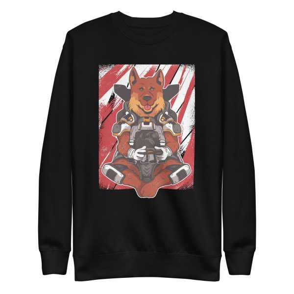 unisex-premium-sweatshirt-black-front-6a168be8c7f7e.jpg German Shepherd Apex Sweatshirt