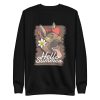 unisex-premium-sweatshirt-black-front-6a168fead3ff6.jpg Hello Summer Dog Sweatshirt
