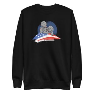 unisex-premium-sweatshirt-black-front-6a1690402ebe8.jpg American Dogs Sweatshirt