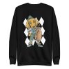 unisex-premium-sweatshirt-black-front-6a16931e2e88d.jpg Drinking Dachshund Dog Sweatshirt