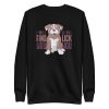 unisex-premium-sweatshirt-black-front-6a1693c52356a.jpg Pit Bull Puppy Sweatshirt