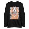 unisex-premium-sweatshirt-black-front-6a16949edc262.jpg Cavalier King Charles Coffee Sweatshirt