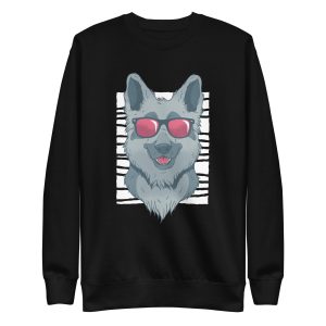 unisex-premium-sweatshirt-black-front-6a169621e8325.jpg Cool German Shepherd Sweatshirt