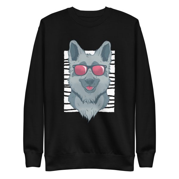unisex-premium-sweatshirt-black-front-6a169621e8325.jpg Cool German Shepherd Sweatshirt