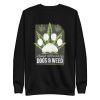 unisex-premium-sweatshirt-black-front-6a16c4a67bbe5.jpg Dogs and Weed Sweatshirt