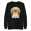 unisex-premium-sweatshirt-black-front-6a16c55ade548.jpg Pug Yoga Sweatshirt