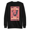 unisex-premium-sweatshirt-black-front-6a16c709ec9e8.jpg I Love My Pit Bull Sweatshirt