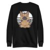 unisex-premium-sweatshirt-black-front-6a16caf350bf0.jpg German Shepherd Yoga Sweatshirt