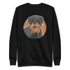 unisex-premium-sweatshirt-black-front-6a16cb48375f8.jpg Rottweiler Sweatshirt