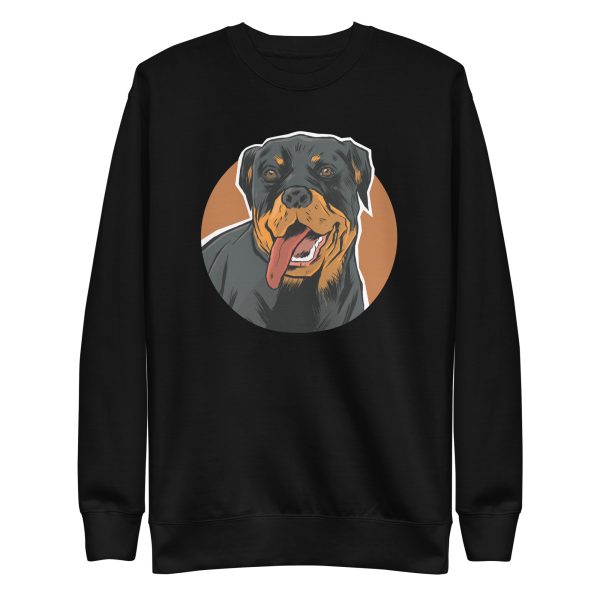 unisex-premium-sweatshirt-black-front-6a16cb48375f8.jpg Rottweiler Sweatshirt