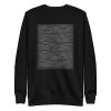 unisex-premium-sweatshirt-black-front-6a16d1e7d5d9f.jpg Doodle Lined Cats Sweatshirt