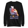 unisex-premium-sweatshirt-black-front-6a16d428d2bf3.jpg Knitting Granny Sweatshirt