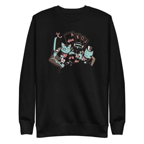 Poker Cats Sweatshirt