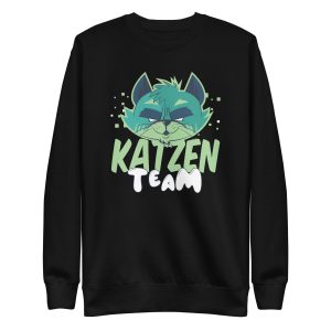 unisex-premium-sweatshirt-black-front-6a16da93be2ee.jpg Team Katzen Sweatshirt
