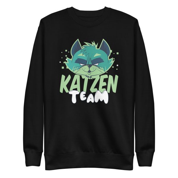 unisex-premium-sweatshirt-black-front-6a16da93be2ee.jpg Team Katzen Sweatshirt