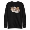 unisex-premium-sweatshirt-black-front-6a16dbdb32878.jpg Cute Kitties Sweatshirt