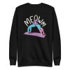 unisex-premium-sweatshirt-black-front-6a16e51bab20c.jpg Meow Yoga Sweatshirt