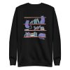 unisex-premium-sweatshirt-black-front-6a16eaf049953.jpg Library Cats Sweatshirt
