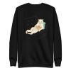 unisex-premium-sweatshirt-black-front-6a16f2576891e.jpg Chill Cat Sweatshirt