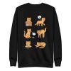 unisex-premium-sweatshirt-black-front-6a16f4e708fe8.jpg Cat Moods Sweatshirt