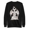 unisex-premium-sweatshirt-black-front-6a179cde9d740.jpg Evil Cat Sweatshirt