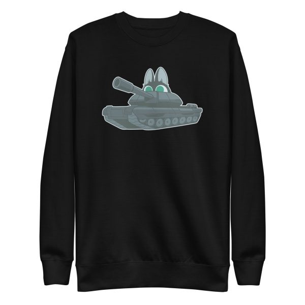 unisex-premium-sweatshirt-black-front-6a179e2db281a.jpg Cat Tank Sweatshirt